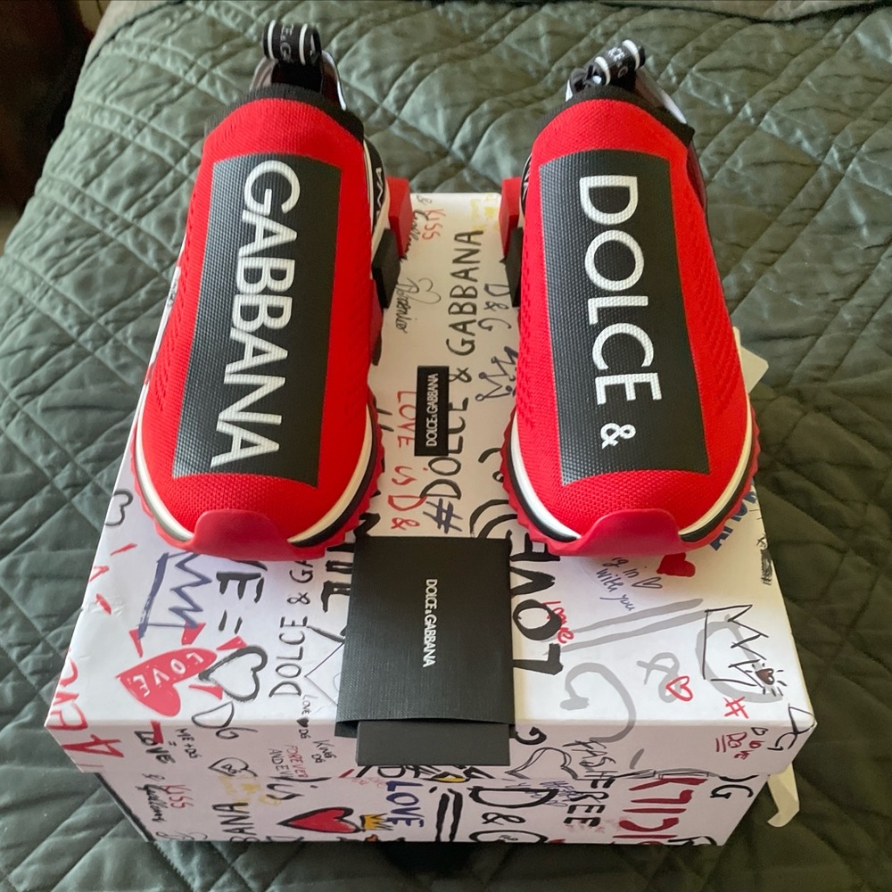 Men’s Dolce & Gabbana Sorrento Logo sneakers ( IT runs small) Was $645 NOW $$350